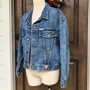 80’s Guess Women's Classic Blue Jean Jacket